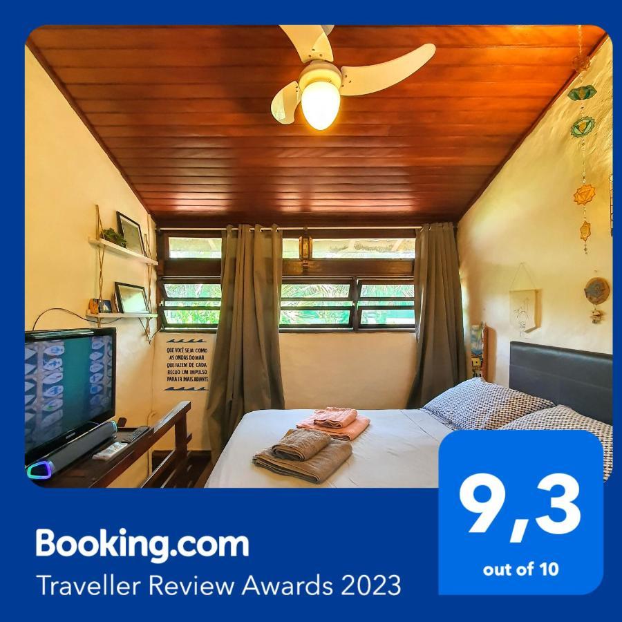 Chale Rustico E Charmoso Na Praia Para Casal! Apartment Ubatuba Ngoại thất bức ảnh